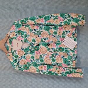 NWT SZ 40 JUCCA Floral Blazer